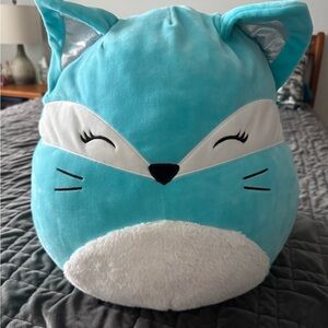 Squishmallows Pania the Blue Fox Collectible 16” Plush